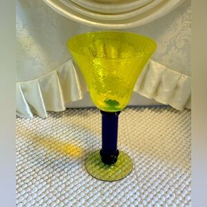 HAND BLOWN WINE GLASS